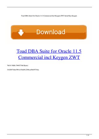 Deownload Serial Number Oracle 11.5